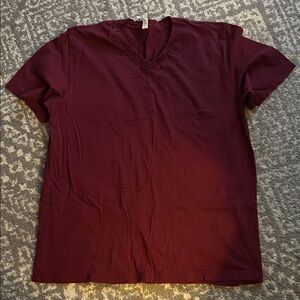 Bella Canvas Maroon V-Neck Tee